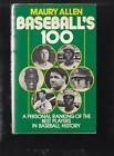Imagen de archivo de Baseball's 100: A personal ranking of the best players in baseball history a la venta por Wonder Book