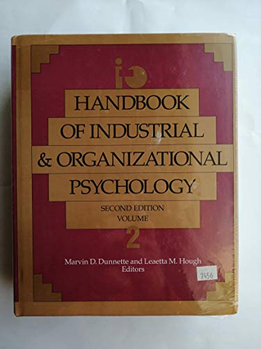 Stock image for Handbook of Industrial and Organizational Psychology Vol. 2 (HANDBOOK OF INDUSTRIAL AND ORGANIZATIONAL PSYCHOLOGY 2ND ED) for sale by Campbell Bookstore