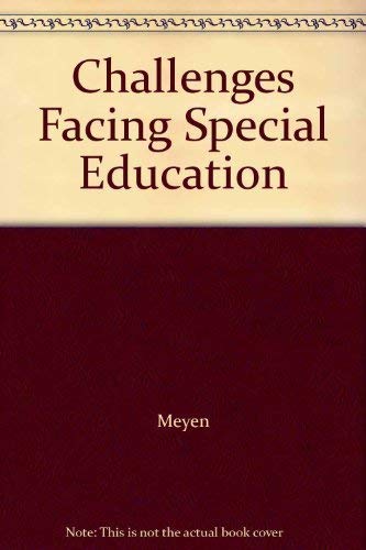 Beispielbild fr Challenges Facing Special Education zum Verkauf von Better World Books