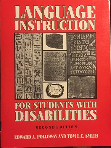 9780891082699: Language Instruction for Students with Disabilities