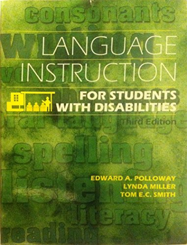 Stock image for Language Instruction for Students with Disabilities for sale by Better World Books