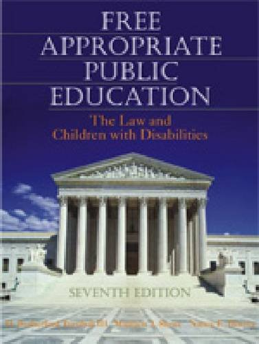 Stock image for Free Appropriate Public Education: The Law and Children With Disabilities for sale by Off The Shelf