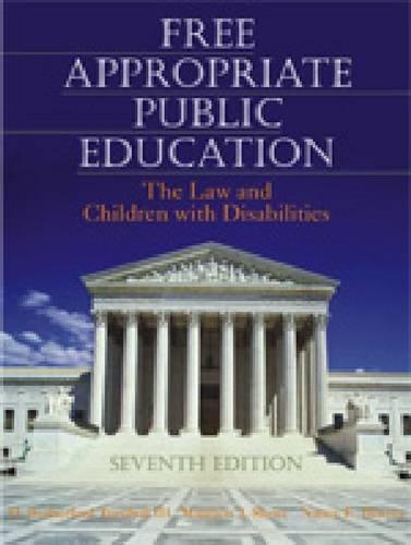 Stock image for Free Appropriate Public Education: The Law and Children With Disabilities for sale by Hafa Adai Books