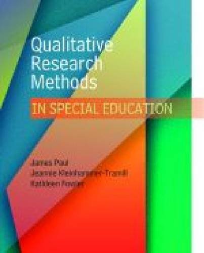 Beispielbild fr Qualitative Research Methods in Special Education zum Verkauf von BooksRun