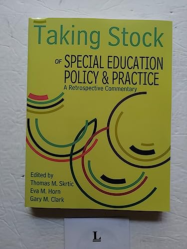 Beispielbild fr Taking Stock of Special Education, Policy & Practice: A Retrospective Commentary zum Verkauf von ThriftBooks-Atlanta