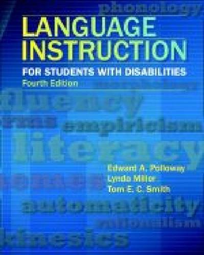 Imagen de archivo de Language Instruction for Students With Disabilities a la venta por Red's Corner LLC