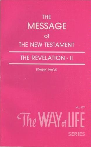 Stock image for Message of the New Testament: Revelation for sale by Your Online Bookstore