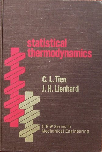 9780891160489: Statistical Thermodynamics