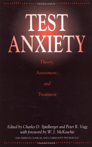 9780891162124: Test Anxiety: Theory, Assessment, And Treatment