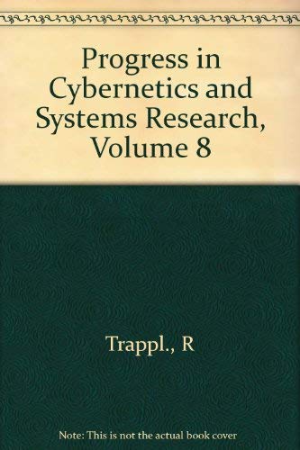 9780891162377: Progress in Cybernetics and Systems Research, Volume 8