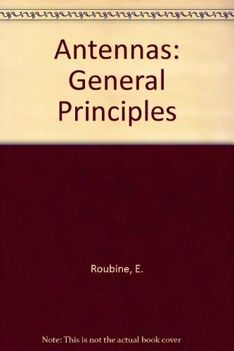 Imagen de archivo de Antennas: General Principles (Volume 1) a la venta por Anybook.com