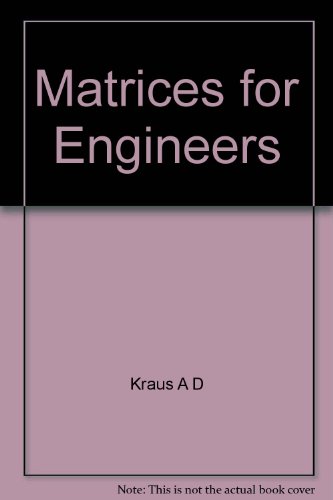 Stock image for Matrices for Engineers for sale by HPB-Red