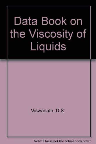 Databook On The Viscosity Of Liquids