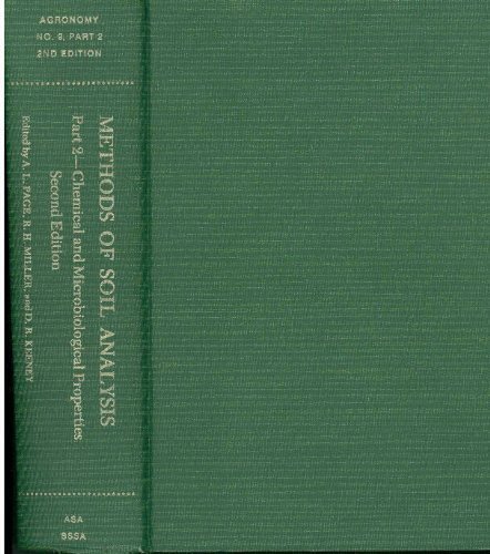 Imagen de archivo de Methods of Soil Analysis, Part 2: Chemical and Microbiological Properties (AGRONOMY) a la venta por HPB-Red