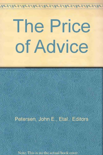 Imagen de archivo de The Price of Advice a la venta por Hawking Books