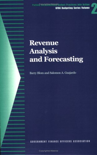 Imagen de archivo de Revenue Analysis and Forecasting (GFOA budgeting series Vol.2) a la venta por ThriftBooks-Atlanta