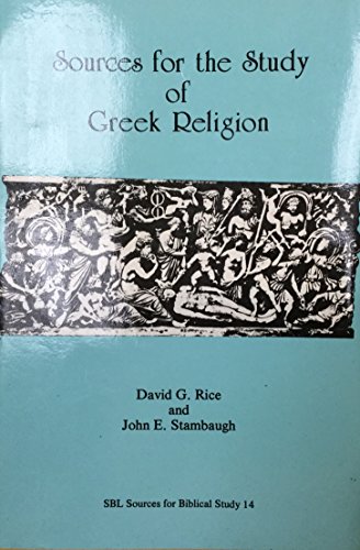 9780891303466: Sources for the Study of Greek Religion (Sources for Biblical Study)
