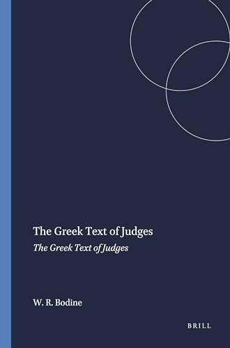 Greek Text of Judges: Recensional Developments