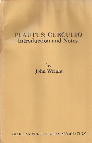 Stock image for Plautus, Curculio (Textbook series / American Philological Association) for sale by HPB-Red