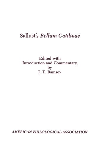 9780891305606: Sallust's Bellum Catilinae