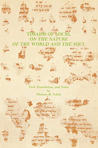 Timaios of Locri, On the Nature of the World and the Soul