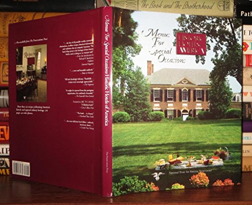 Beispielbild fr Menus for Special Occasions from Historic Hotels of America zum Verkauf von Better World Books