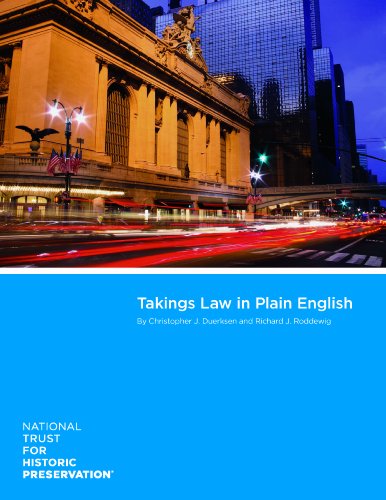 Beispielbild fr Takings Law in Plain English zum Verkauf von -OnTimeBooks-