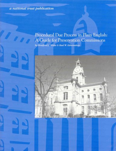 Procedural Due Process in Plain English (9780891335733) by Bradford White; Paul Edmondson; Julia Miller