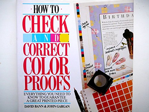 Imagen de archivo de How to Check and Correct Color Proofs a la venta por Wonder Book