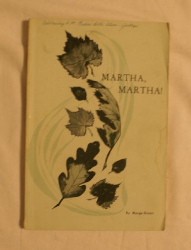 Stock image for Martha, Martha! for sale by Hawking Books