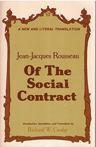 Imagen de archivo de Of the Social Contract a la venta por M & M Books