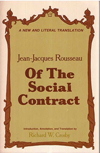 9780891390237: Title: Of the social contract