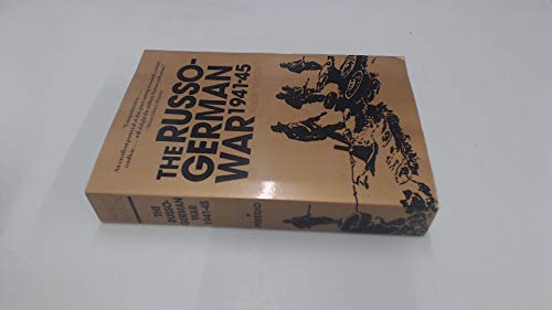 9780891414919: The Russo-German War 1941-45