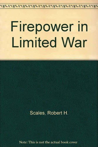 Beispielbild fr Firepower in Limited War zum Verkauf von Better World Books