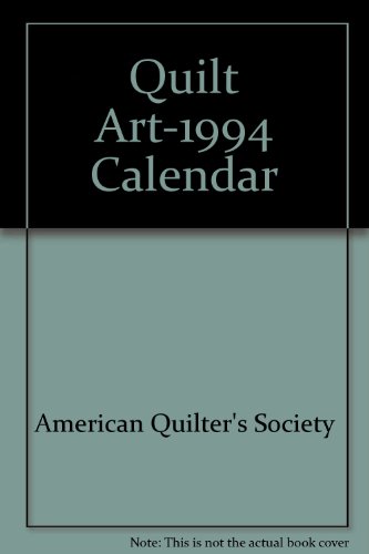 Beispielbild fr Quilt Art Engagement Calendar '94 zum Verkauf von HPB-Emerald