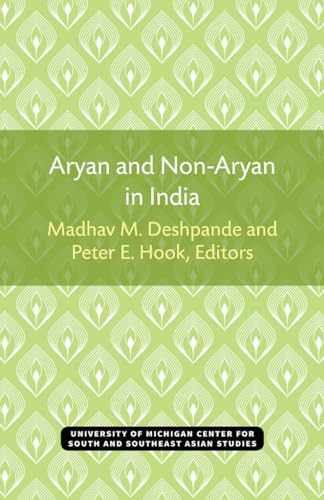 Imagen de archivo de Aryan and Non-Aryan in India a la venta por Michener & Rutledge Booksellers, Inc.