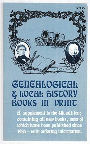 Beispielbild fr Genealogical and Local History Books in Print zum Verkauf von Better World Books