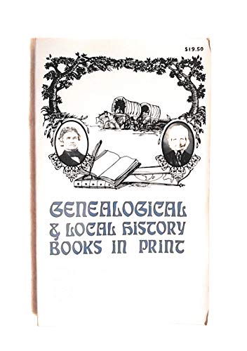 Stock image for Genealogical and Local History Books in Print, Supplement, Part 2 (Genealogical & Local History Books in Print) for sale by Books From California
