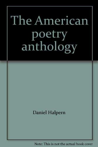 Stock image for American Poetry Anthology for sale by Better World Books