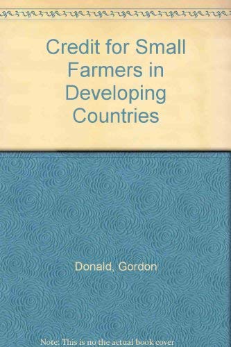 Imagen de archivo de Credit for Small Farmers in Developing Countries a la venta por Anybook.com