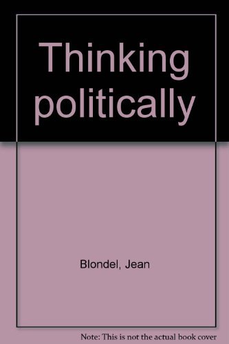 Thinking Politically/h (9780891585367) by Blondel