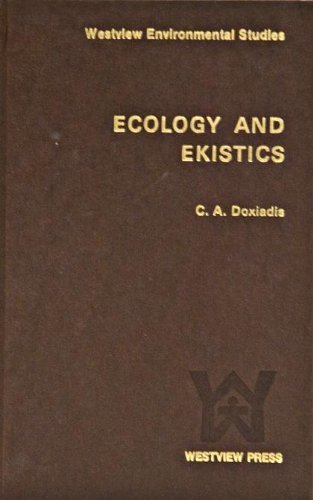 9780891586241: Ecology and ekistics