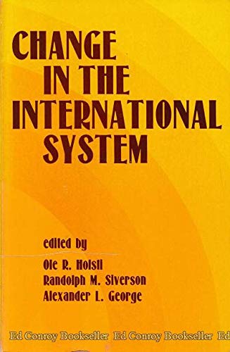 Imagen de archivo de Change in the International System a la venta por Better World Books