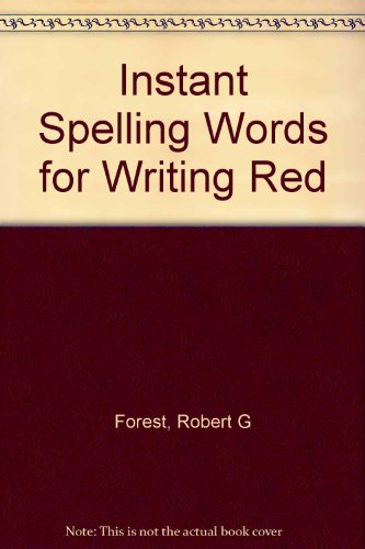 Stock image for Instant Spelling Words for Writing Red for sale by Nationwide_Text