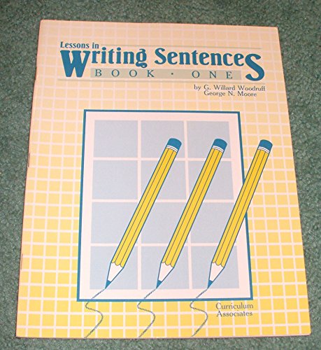 Beispielbild fr Lessons in writing sentences Book One zum Verkauf von Better World Books