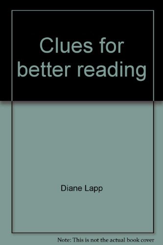 Clues for better reading (9780891874089) by Lapp, Diane