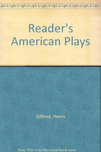 9780891874768: Reader's American Plays