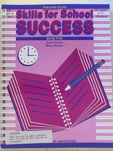Stock image for Skills for School Success: Teacher Guide, Book 5 for sale by GoldBooks
