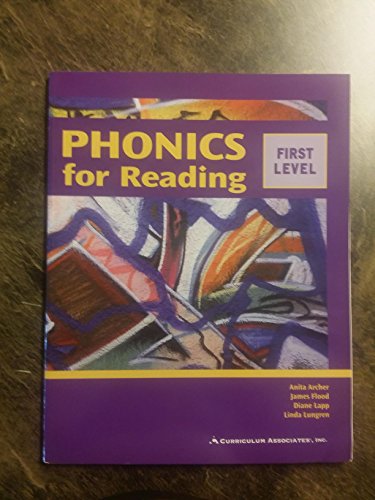 Stock image for Phonics for Reading First Level for sale by GF Books, Inc.