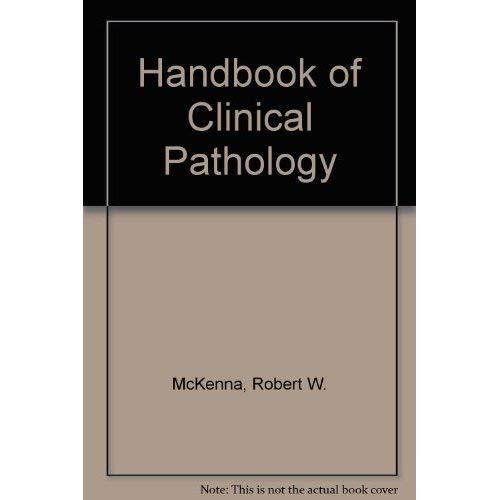 Stock image for Handbook of Clinical Pathology for sale by Wonder Book